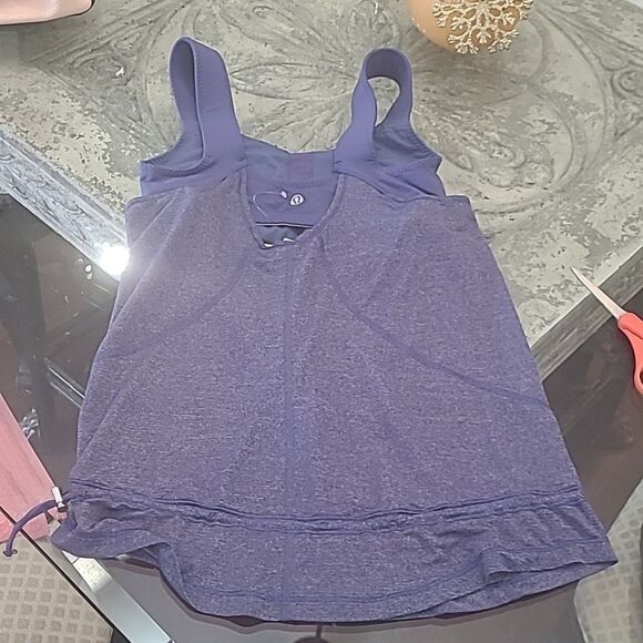 𝅺lululemon Athletic Running Running Tank Top Size 4 - Picture 3 of 4